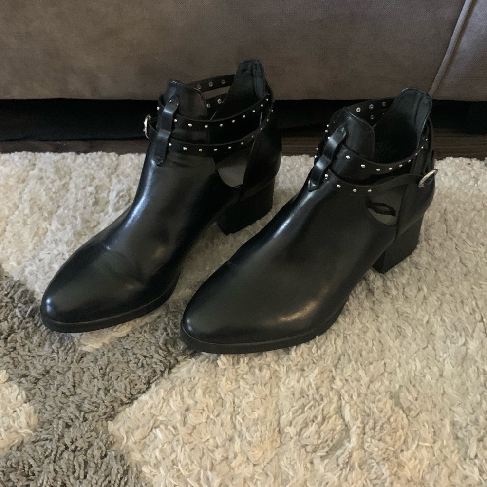 Black booties